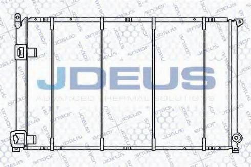 Jdeus 023M18 - Радіатор, охолодження двигуна autozip.com.ua