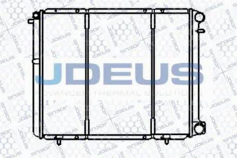 Jdeus 023V35 - Радіатор, охолодження двигуна autozip.com.ua