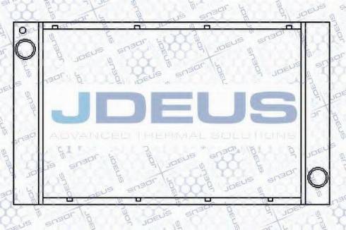 Jdeus 070M03 - Радіатор, охолодження двигуна autozip.com.ua
