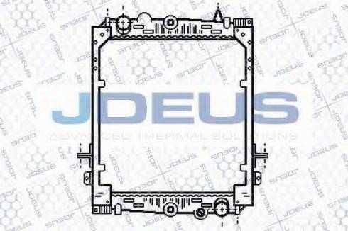 Jdeus 108M04 - Радіатор, охолодження двигуна autozip.com.ua