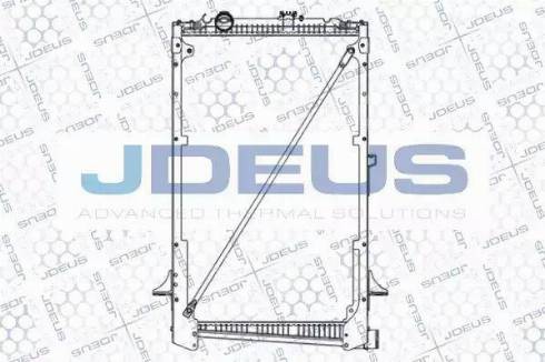 Jdeus 108M05 - Радіатор, охолодження двигуна autozip.com.ua
