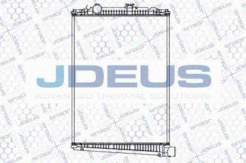 Jdeus 108M06B - Радіатор, охолодження двигуна autozip.com.ua