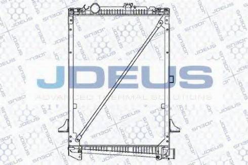 Jdeus 108M06 - Радіатор, охолодження двигуна autozip.com.ua