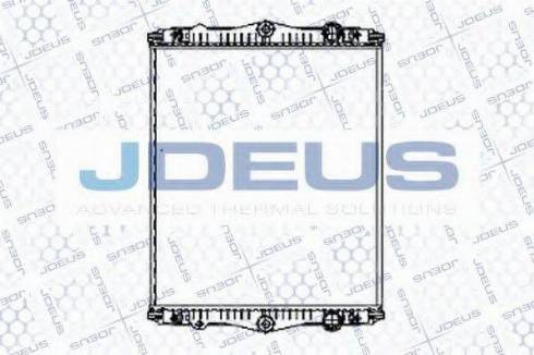 Jdeus 108M08B - Радіатор, охолодження двигуна autozip.com.ua