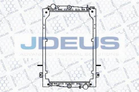 Jdeus 108M03 - Радіатор, охолодження двигуна autozip.com.ua