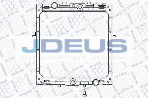 Jdeus 108M02 - Радіатор, охолодження двигуна autozip.com.ua
