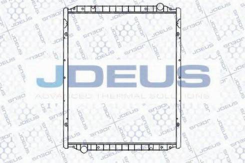 Jdeus 115M04 - Радіатор, охолодження двигуна autozip.com.ua