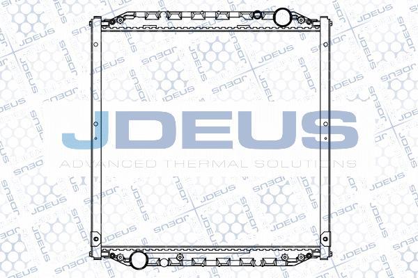 Jdeus 115M05 - Радіатор, охолодження двигуна autozip.com.ua