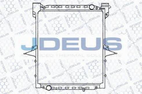 Jdeus 115M06 - Радіатор, охолодження двигуна autozip.com.ua