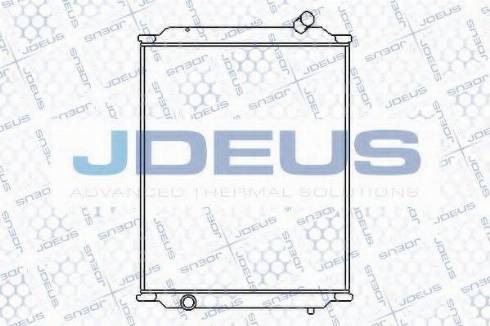 Jdeus 123M06B - Радіатор, охолодження двигуна autozip.com.ua