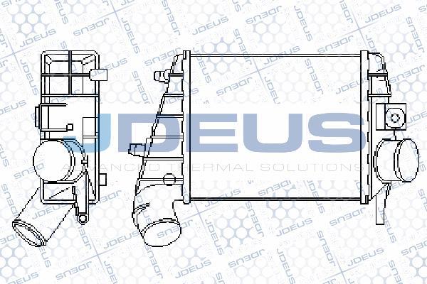 Jdeus 800M10A - Интеркулер autozip.com.ua