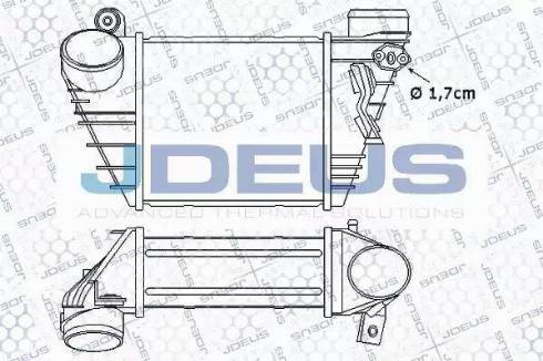Jdeus 801M04A - Интеркулер autozip.com.ua