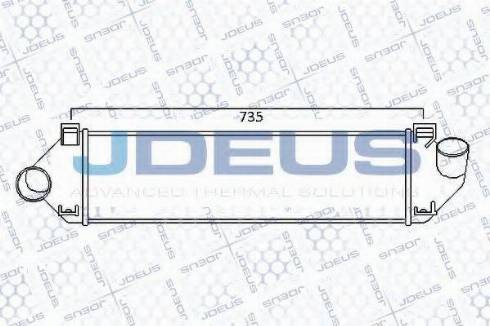 Jdeus 812M14 - Интеркулер autozip.com.ua