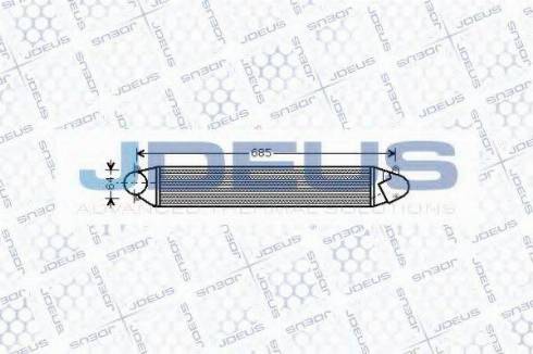 Jdeus 812M22A - Интеркулер autozip.com.ua