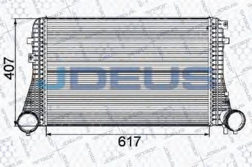 Jdeus 830M26 - Интеркулер autozip.com.ua