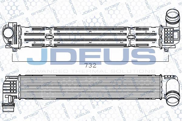 Jdeus 823M91A - Интеркулер autozip.com.ua