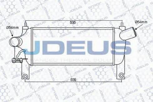 Jdeus 823M88 - Интеркулер autozip.com.ua