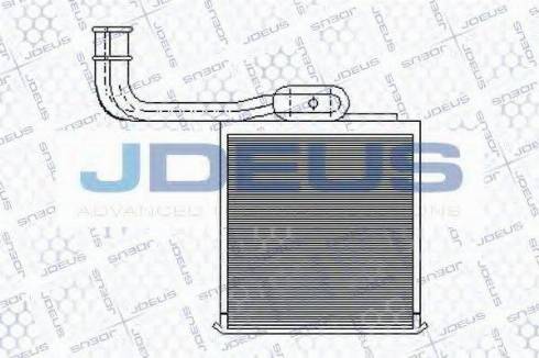 Jdeus 242M01 - Теплообмінник, опалення салону autozip.com.ua