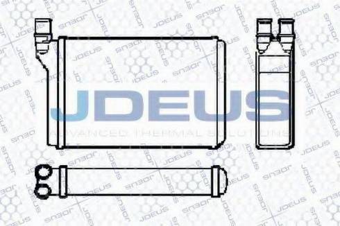 Jdeus 200V04 - Теплообмінник, опалення салону autozip.com.ua