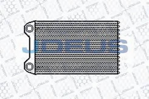 Jdeus 201M04 - Теплообмінник, опалення салону autozip.com.ua