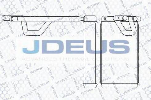 Jdeus 219M61 - Теплообмінник, опалення салону autozip.com.ua