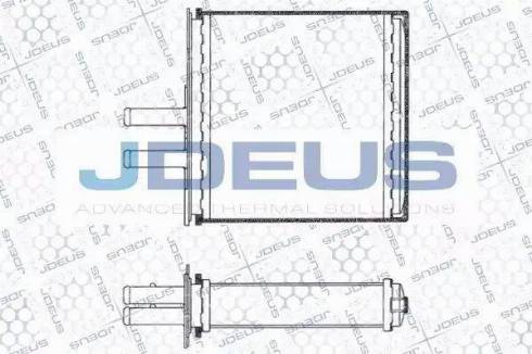 Jdeus 211M30 - Теплообмінник, опалення салону autozip.com.ua