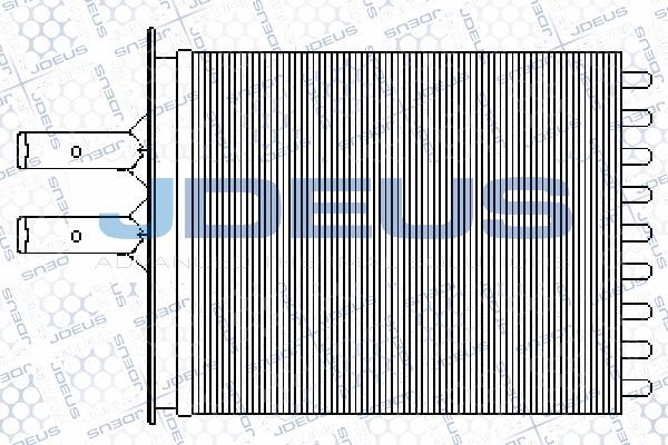 Jdeus 211V06 - Теплообмінник, опалення салону autozip.com.ua