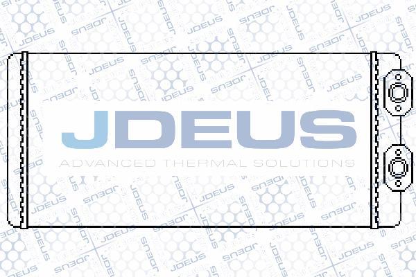 Jdeus 231M03 - Теплообмінник, опалення салону autozip.com.ua
