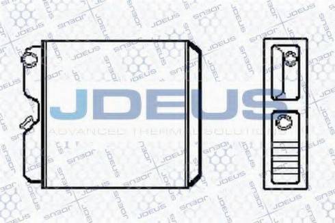 Jdeus 220M04 - Теплообмінник, опалення салону autozip.com.ua
