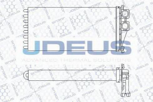 Jdeus 221M42 - Теплообмінник, опалення салону autozip.com.ua