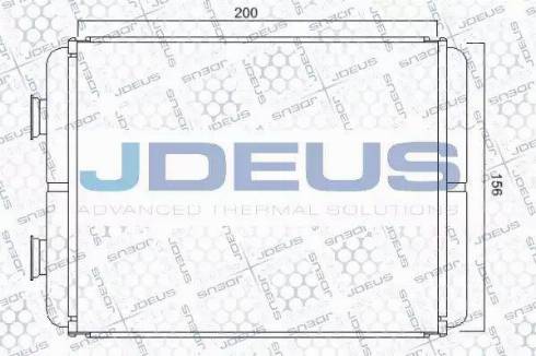 Jdeus 228M33A - Теплообмінник, опалення салону autozip.com.ua