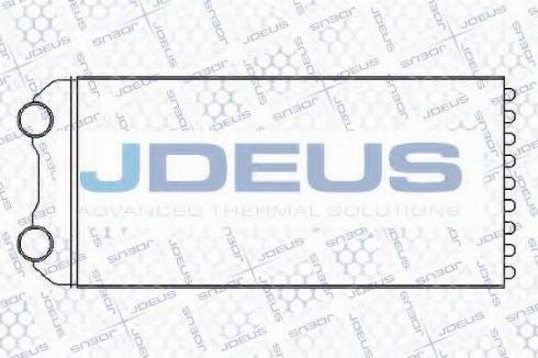 Jdeus 223M28 - Теплообмінник, опалення салону autozip.com.ua