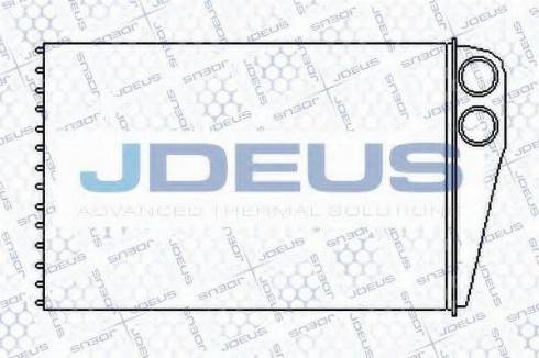 Jdeus 223M23 - Теплообмінник, опалення салону autozip.com.ua