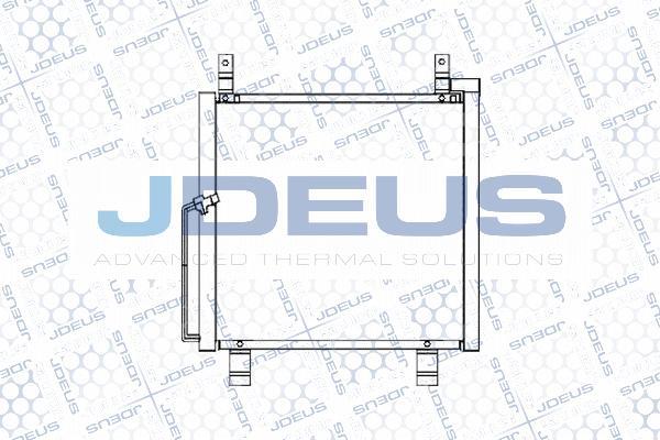 Jdeus 742M19 - Конденсатор, кондиціонер autozip.com.ua