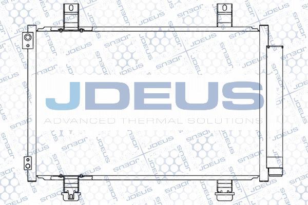 Jdeus 742M26 - Конденсатор, кондиціонер autozip.com.ua