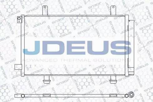 Jdeus 742M22 - Конденсатор, кондиціонер autozip.com.ua