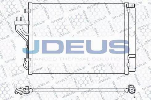 Jdeus 754M44 - Конденсатор, кондиціонер autozip.com.ua
