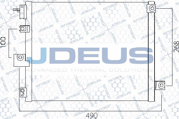 Jdeus 754M40 - Конденсатор, кондиціонер autozip.com.ua