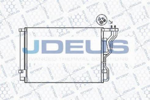 Jdeus 754M53 - Конденсатор, кондиціонер autozip.com.ua