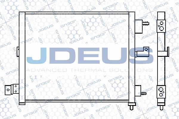 Jdeus 754M09 - Конденсатор, кондиціонер autozip.com.ua