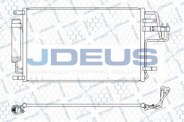 Jdeus 754M22 - Конденсатор, кондиціонер autozip.com.ua