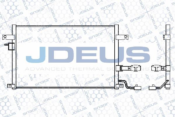 Jdeus 756M09 - Конденсатор, кондиціонер autozip.com.ua