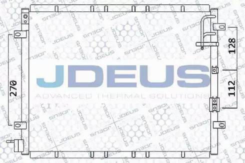 Jdeus 765M12 - Конденсатор, кондиціонер autozip.com.ua