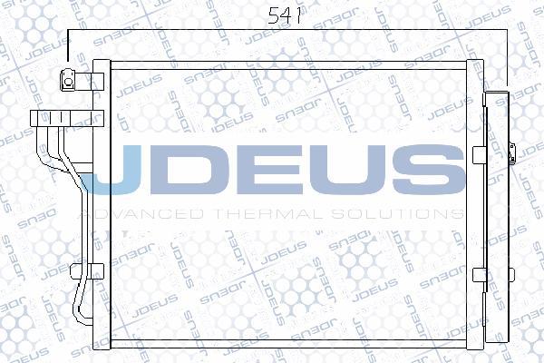 Jdeus 765M25 - Конденсатор, кондиціонер autozip.com.ua