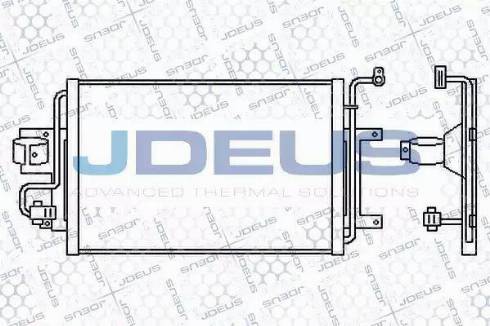 Jdeus 701M06 - Конденсатор, кондиціонер autozip.com.ua