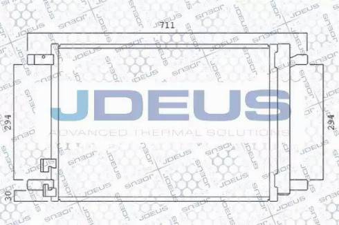 Jdeus 701M26 - Конденсатор, кондиціонер autozip.com.ua