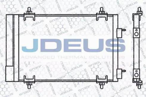 Jdeus 707M56 - Конденсатор, кондиціонер autozip.com.ua