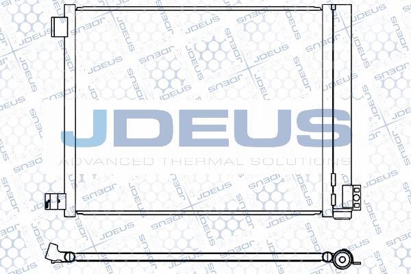 Jdeus 719M75 - Конденсатор, кондиціонер autozip.com.ua