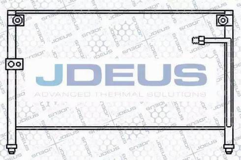 Jdeus 716M04 - Конденсатор, кондиціонер autozip.com.ua