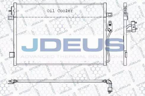 Jdeus 711M64 - Конденсатор, кондиціонер autozip.com.ua
